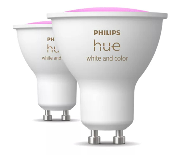 Philips Hue Hue White and color ambiance Inteligentny reflektor GU10 (2s 8720169229815 - 1271533 - zdjęcie